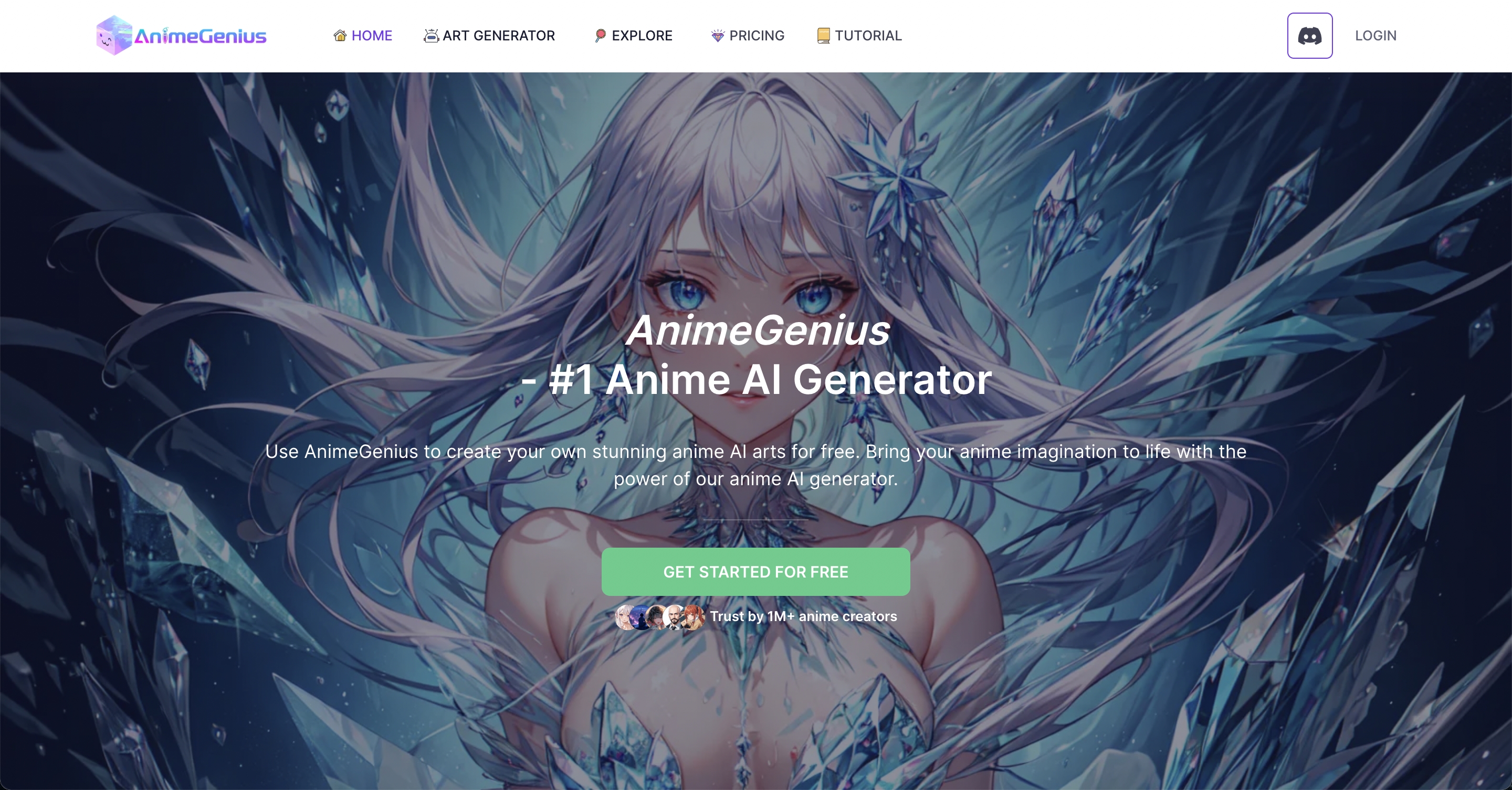 AnimeGenius - Anime AI generator