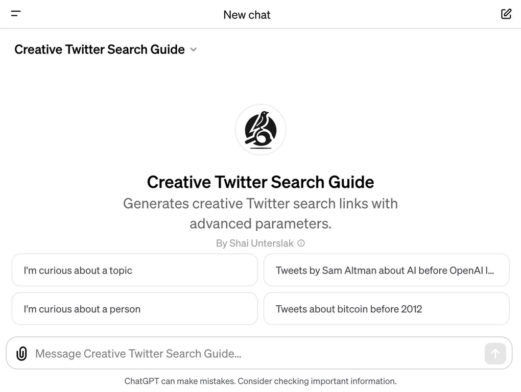 Creative Twitter Search Guide