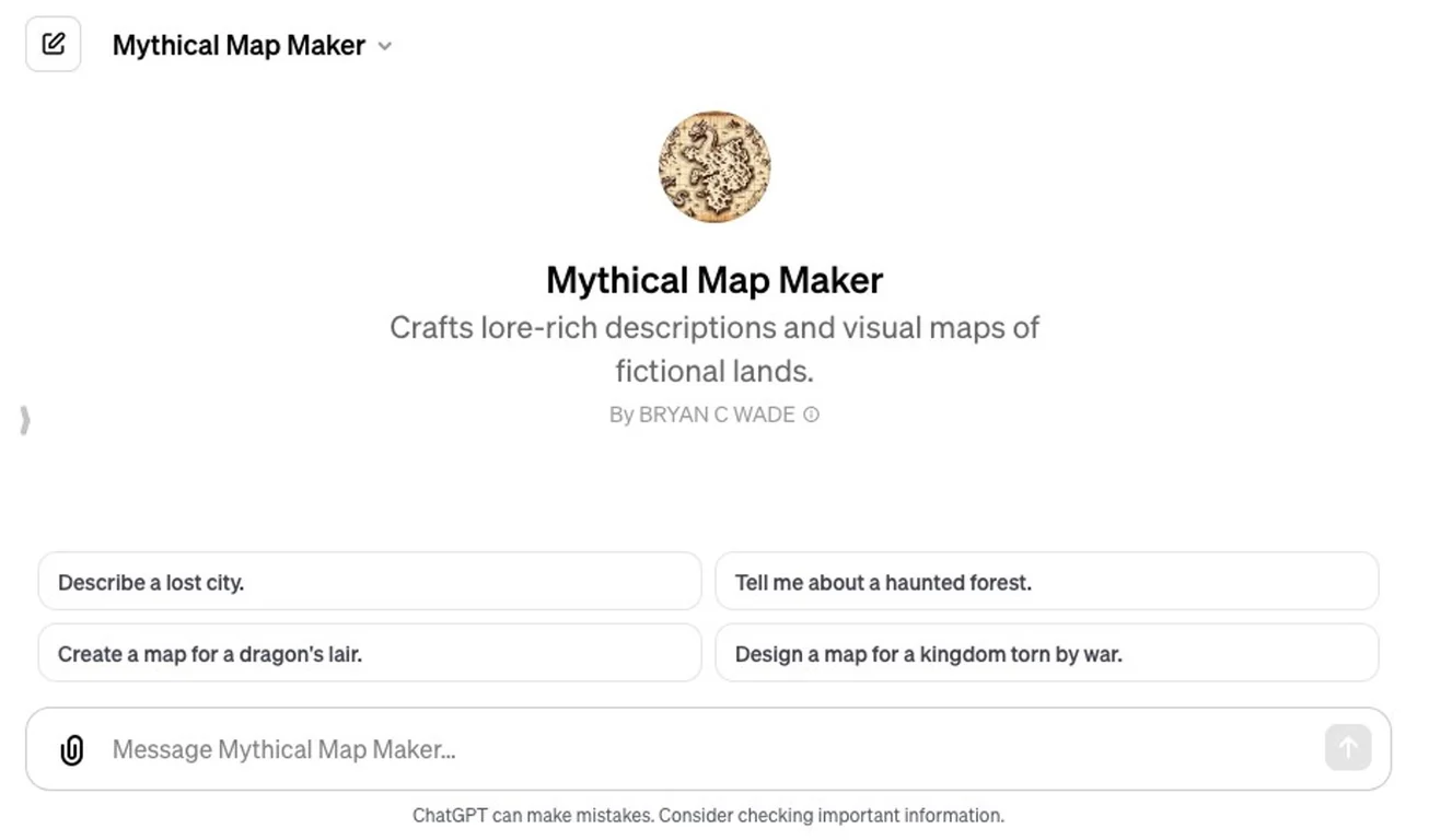 Mythical Map Maker