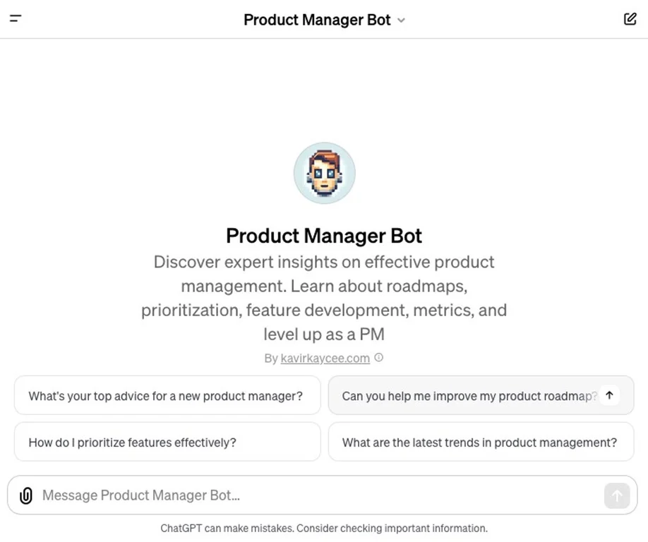 Product Manager Bot