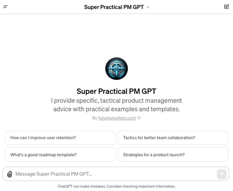 Super Practical PM GPT